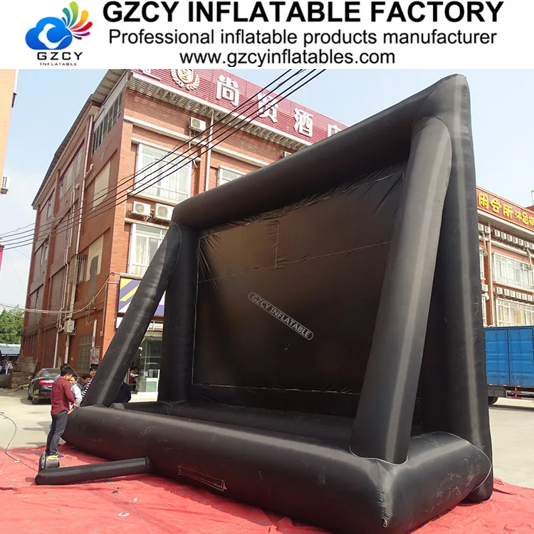 GZCY надувной завод оптовая продажа экран из ткани Оксфорд для кинопроектора