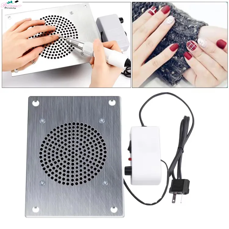Nail Art Tool Nail Dust Collector Suction Machine Strong Vacuum Cleaner For Nail Table