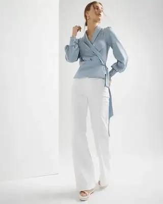 Custom Women Blouses Casual Elegant Silk Shirts Fashion for Everyday Wear
