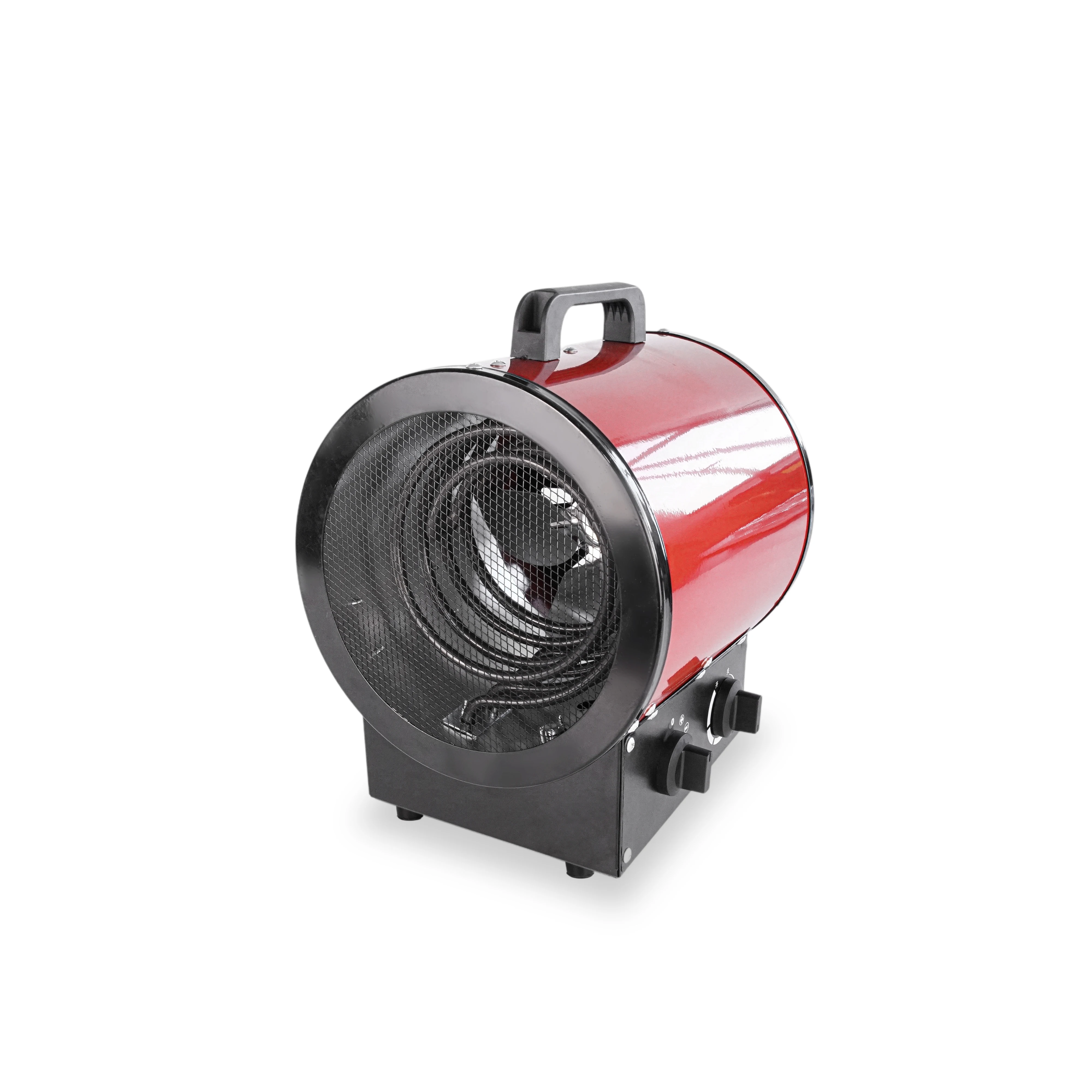 Горячая Распродажа портативный Электрический обогреватель вентилятора с стальной трубкой 2 кВт обогреватели горячего воздуха для ворот