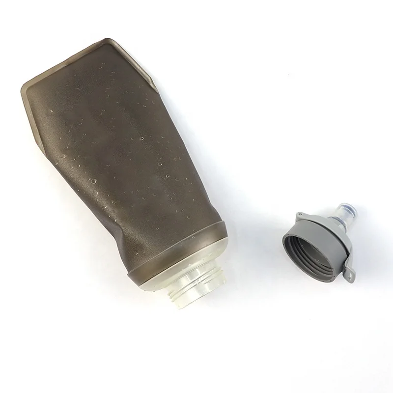 JIAYI Oem/Odm Collapsible Bottle Foldable 650ML 750ML Tpu Flip Cover Running Foldable Kettle Collapsible Soft Water Bottle