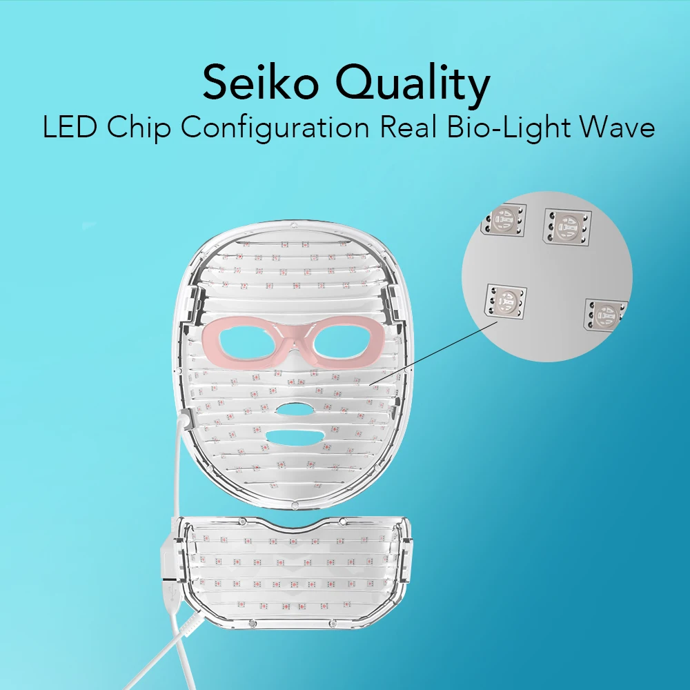 OstarBeauty Skin Care Light Therapy Rejuvenation Led Mask Face And Neck Led Light Therapy Sheikd Mask Near-Infrared Treatment