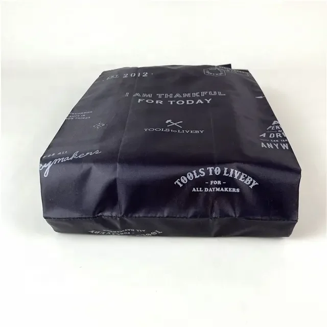 Silk Screen Shopping Recycle Laundry Bag Foldable Shopping Bag Market Trolley Canvas Foldable Reusable Tools Bags