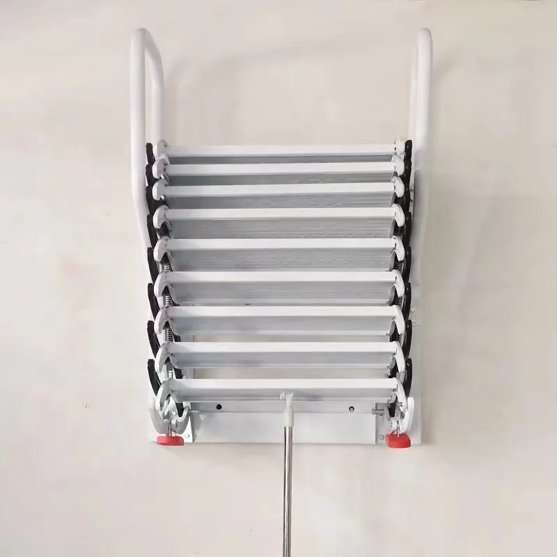 (Hot Offer) 3 Years Carpet Tiles Folding Ladders Aluminum Windbreaker Sliding Glass Fence Balustrade Retractable Stairs