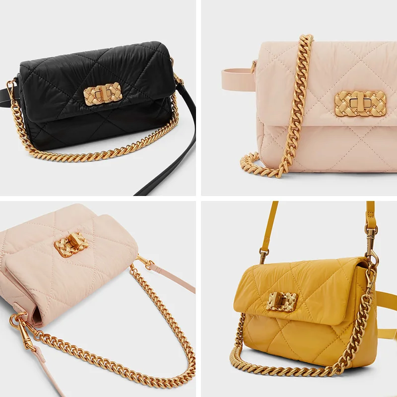 Purse Bag Accessories Hardware Handbag Chain Strap Handles Silver Rose Gold Metal Decorative Part Bag Long Bronze Chain for Bags