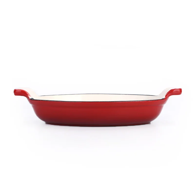 Enameled Cast Iron Pan Lasagna Pan Large Roasting Pan Casserole Dishes for the Oven