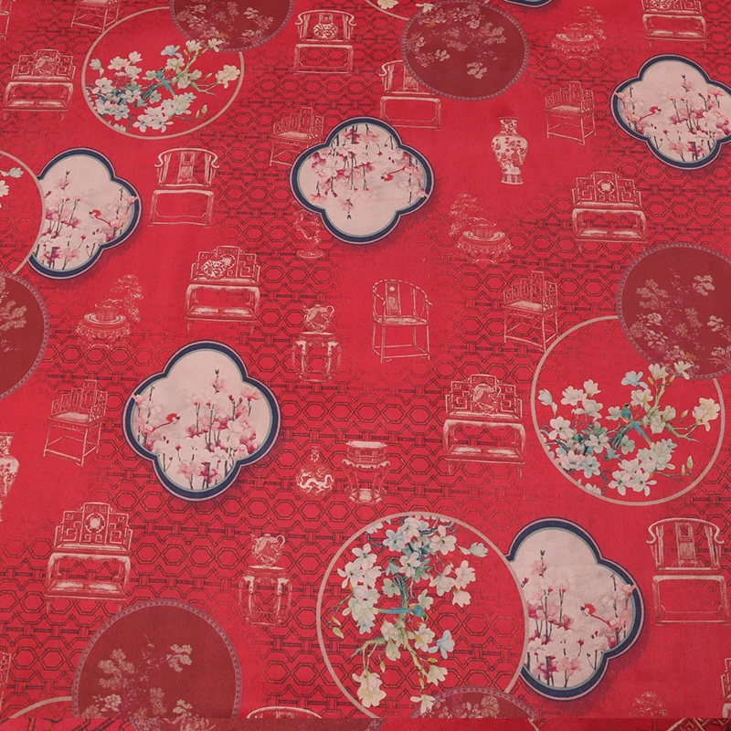 silk gambiered Guangdong gauze