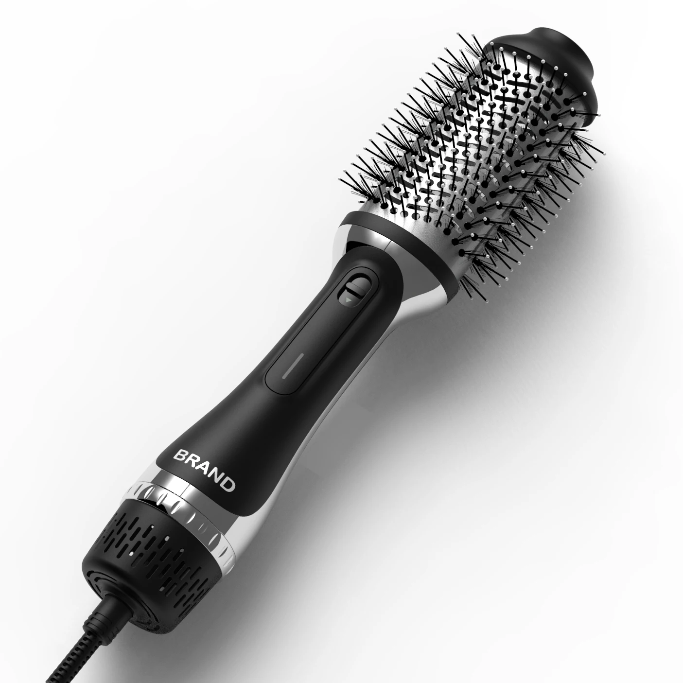 Best 1200w Professional 3 In 1 Detachable Interchangeable Styler Electric Hot Air Brush One Step Hair Dryer Brush