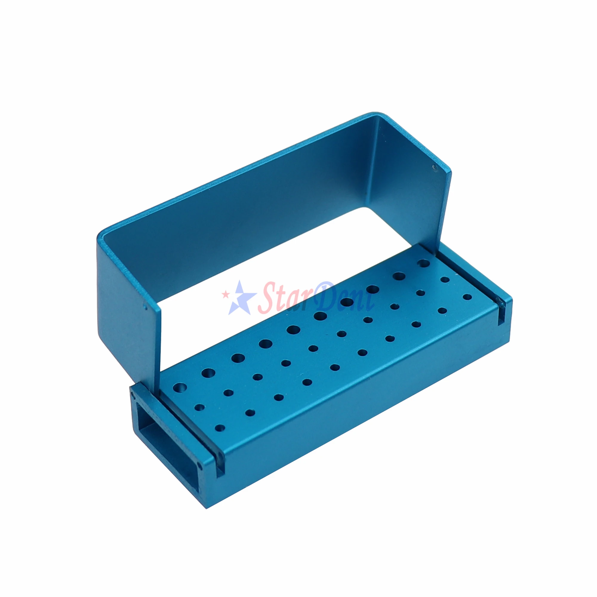 Dental Supply 30 Holes Dental Burs Opening Bur Disinfection Box For HighLow Speed Burs Use Dental Disinfection Block