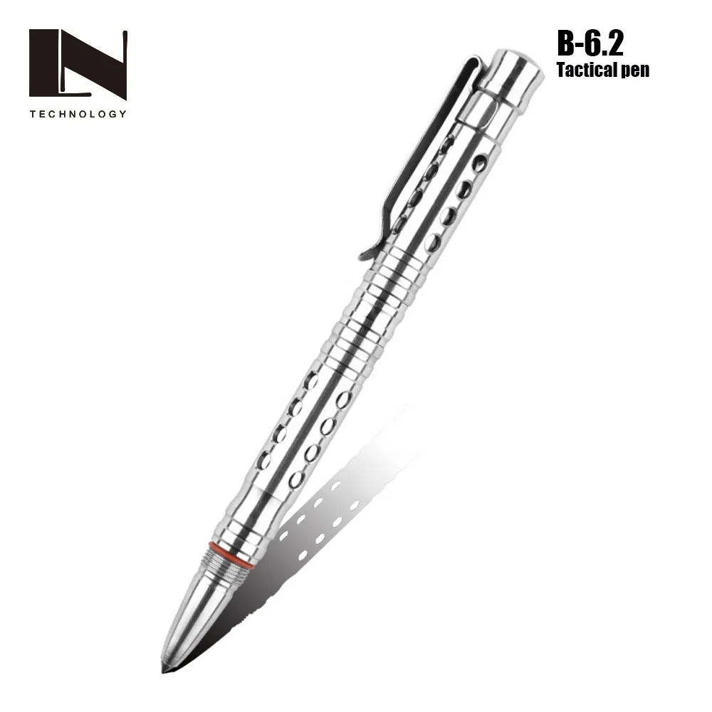 
Portable Self Defense with Glass Breaker Writing Multifunctional Survival Aluminum Alloy Tactical Pen 