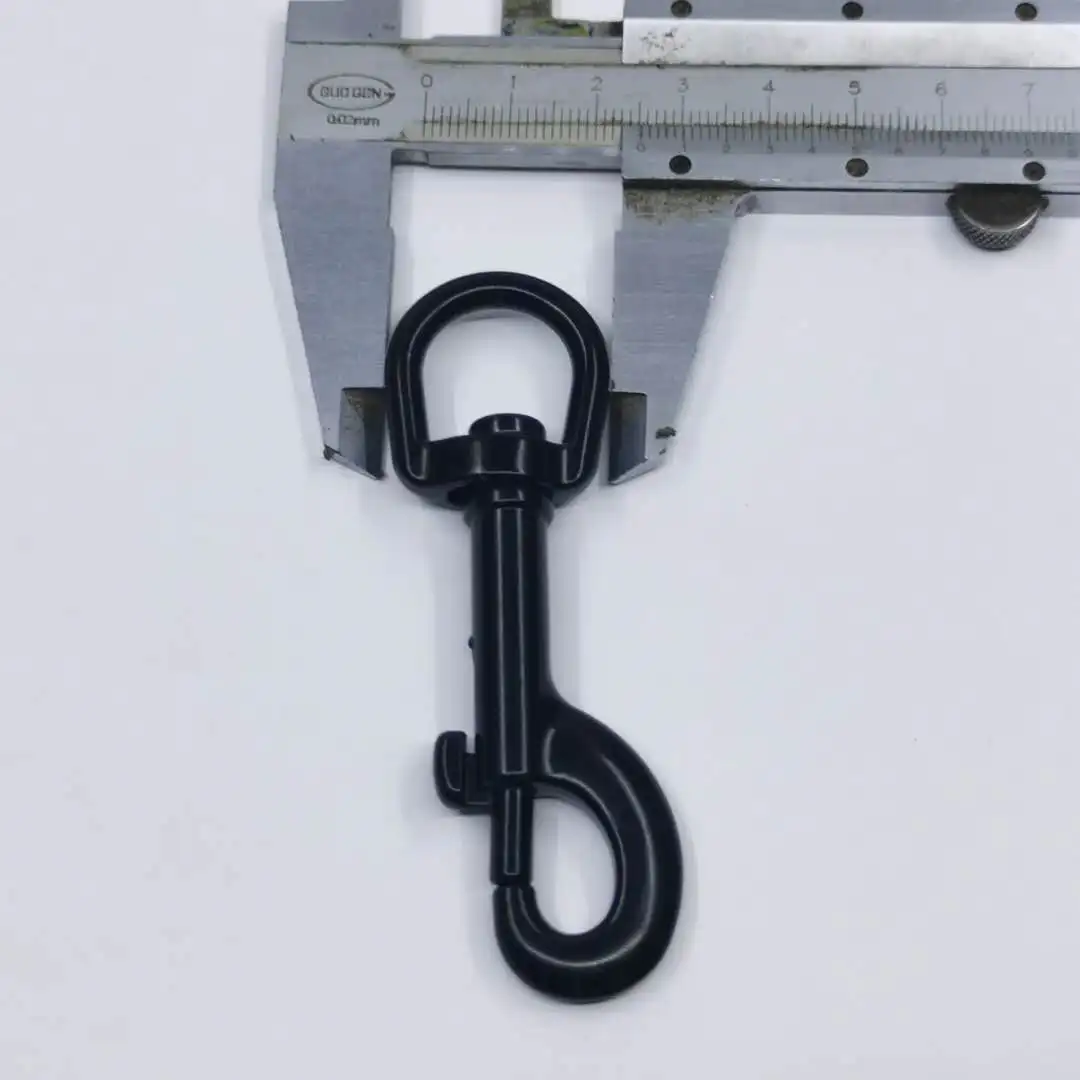 
Factory Custom Kirsite D Shape Buckle And Dog Leash Pet Collar Metal Swivel Snap Clasp Hook 