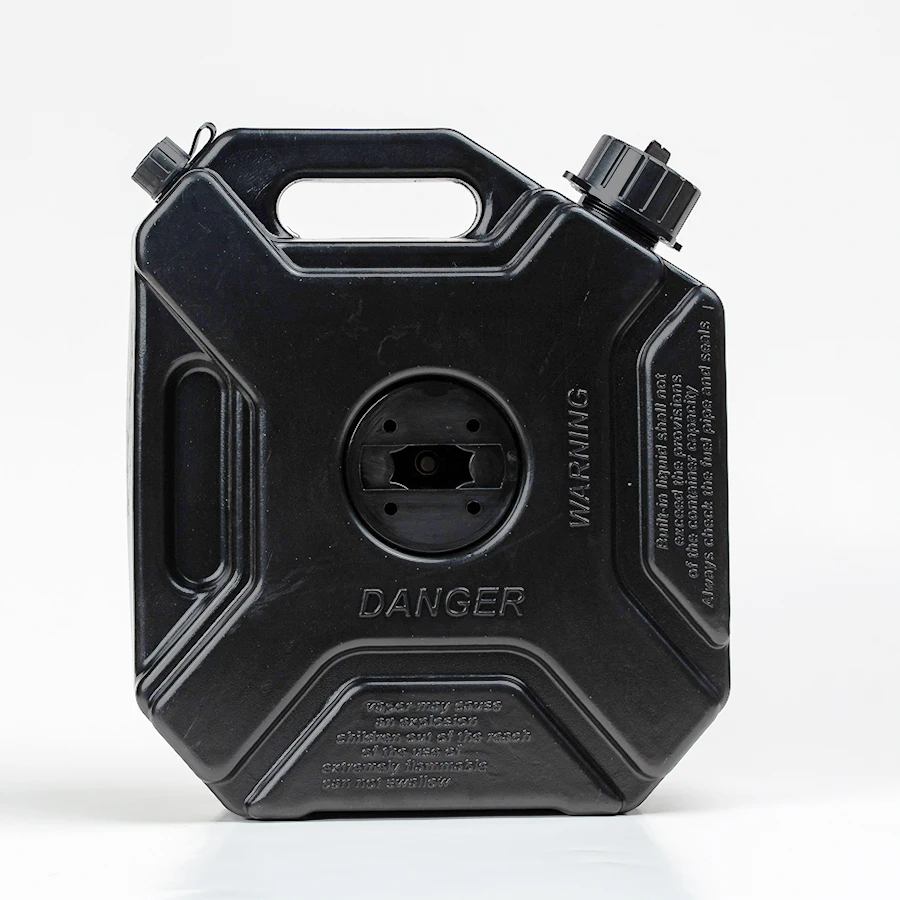 High Strength ABS Motorcycle ATV Car 5L Red Black Water Gas Diesel Petrol Fuel Pack Tank