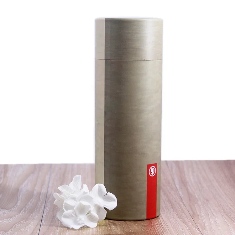 Kraft paper cylindrical paper tube compostable underwear tube packaging customized logo biodegradable