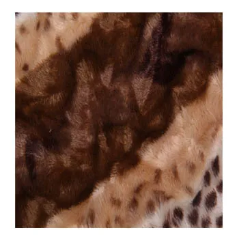 Single Side High Quality Shiny PV Plush Tricot Carpet Fabric