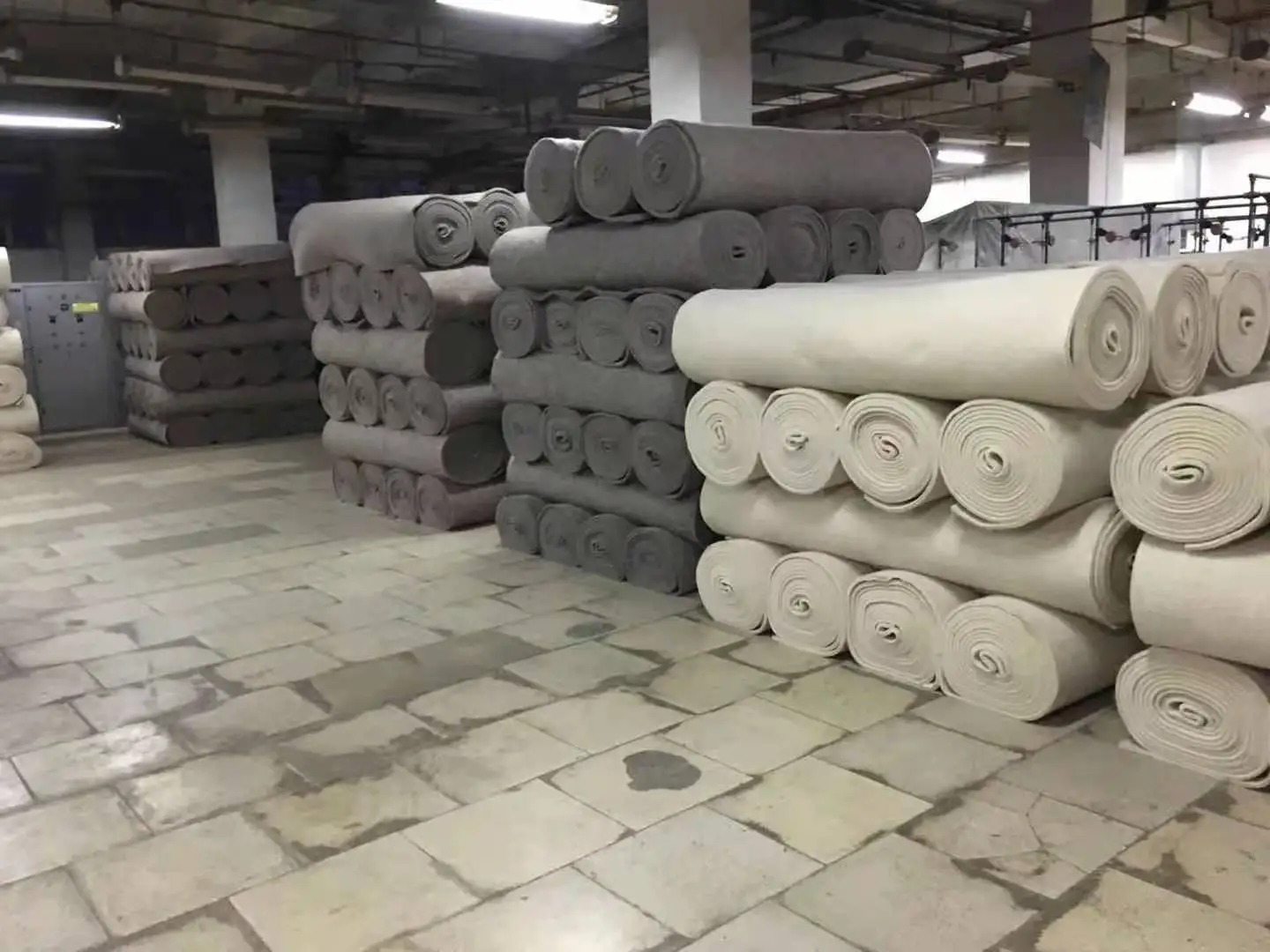 Automatic Nonwoven Machinery Mattress Needle Loom Machine New Condition Core Motor Engine Components Blanket Manufacturing Plant