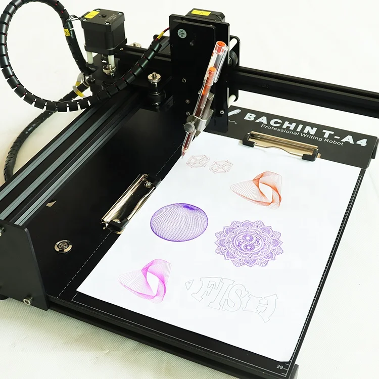 DIY Smart Writing Drawing Robot Mini XY  2 Axis CNC Pen Plotter Machine Advanced Toy Stepper Motor Drive  Drawbot A4