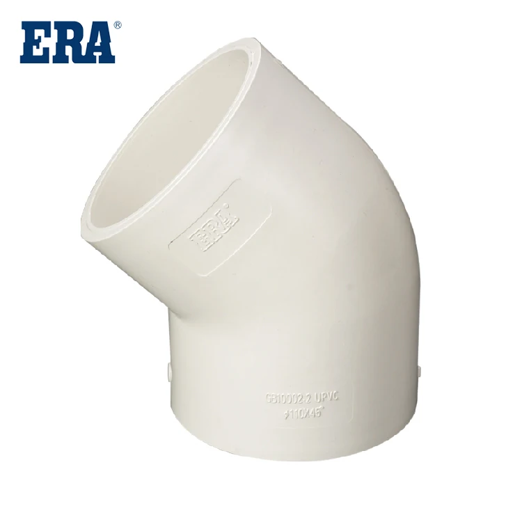ERA Made in China sch40 45degree elbow pipe fitting pvc