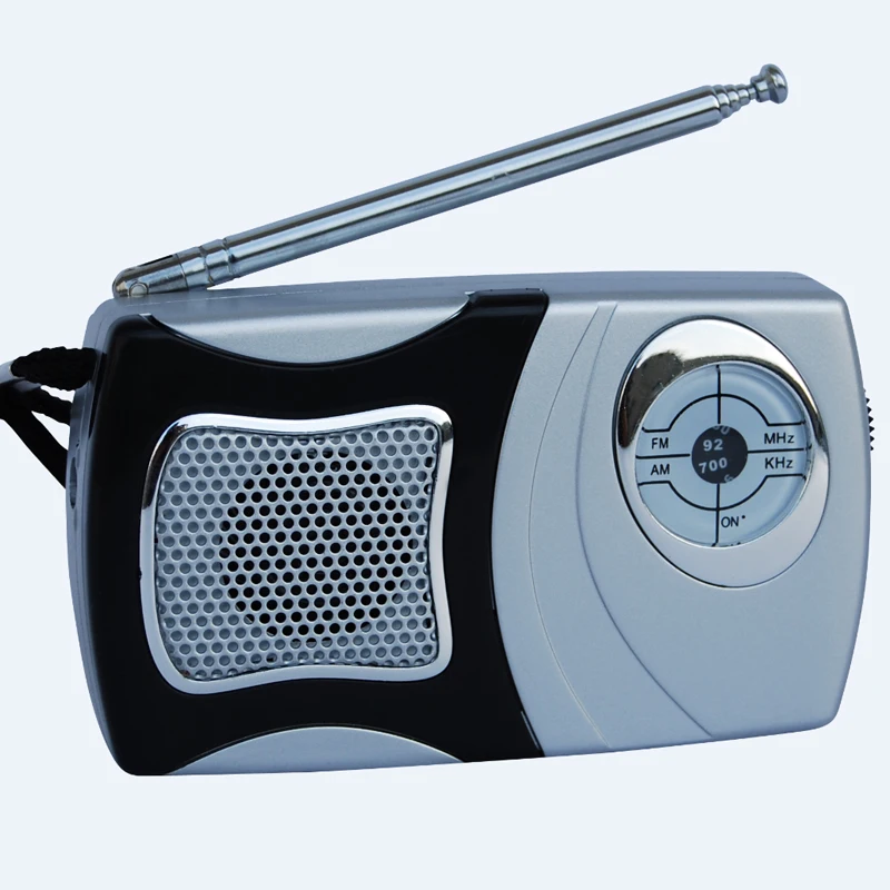 Модный Дизайн AM FM 2 группы переносной радиоприемник с антенна для акустических систем