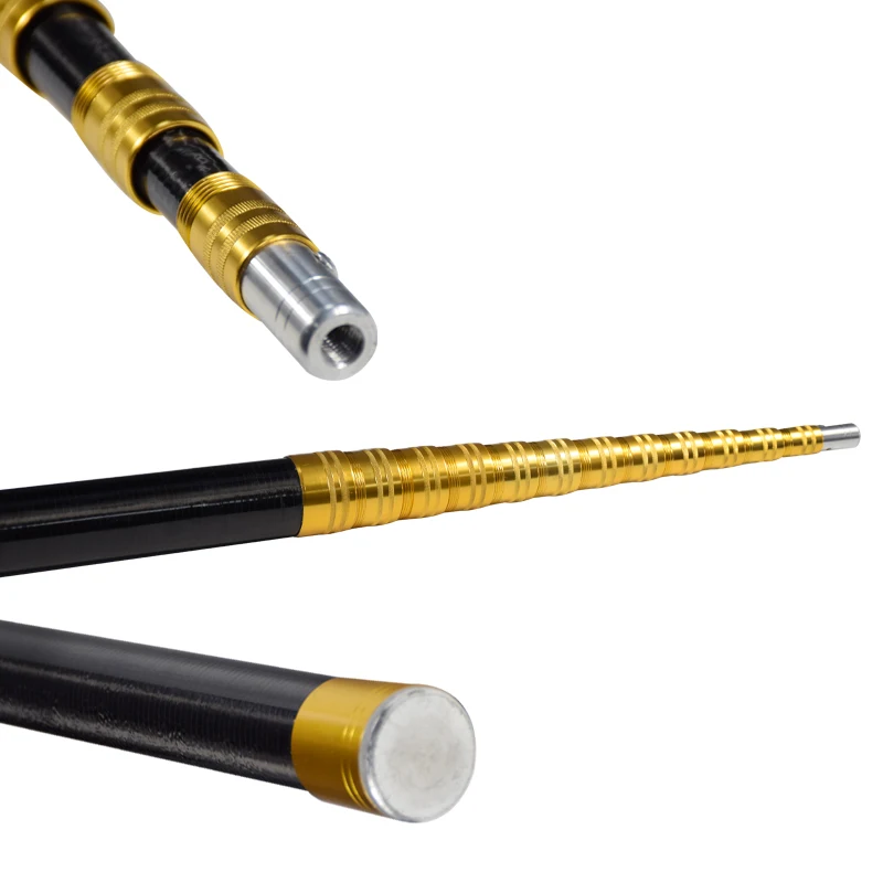 Supply betel nut picking pole carbon fiber telescopic rod/stick/tube/pole for areca nut palm picking