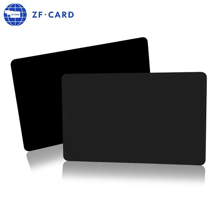 30 мил ПВХ цветная карта оптовая продажа для печати Rfid sle4442 smart nfc black Card поставщик