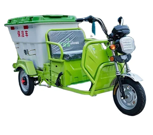 Electric tricycle 3 -wheel Environmental Sanitation Garbage Truck