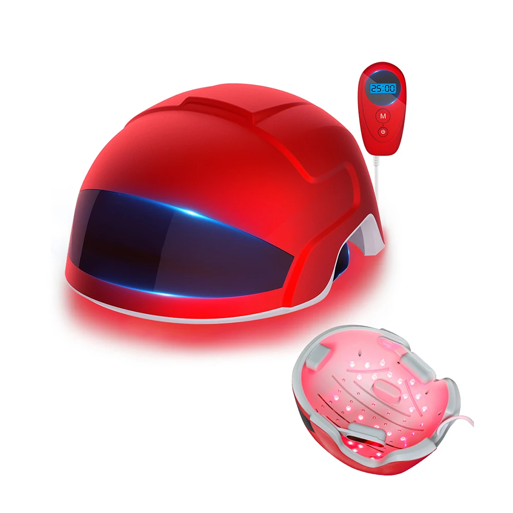 2022 Newest Home Use Portable Hair Regrowth Helmet Red Light 650nm 660nm 670nm Diode Hair Growth Laser Helmet