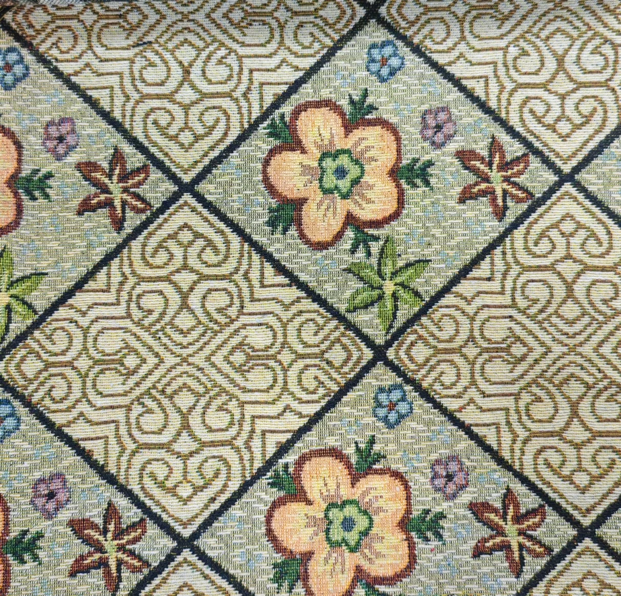 Stock gobelino sofa fabric for furniture upholstery gobelin fabric