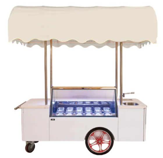 2015 новая тележка для мороженого высокого качества с CE