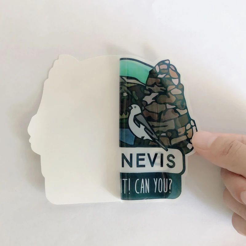 Oem Custom Brand Foil Die Cut Vinyl Strong Roll Self Adhesive Stickers