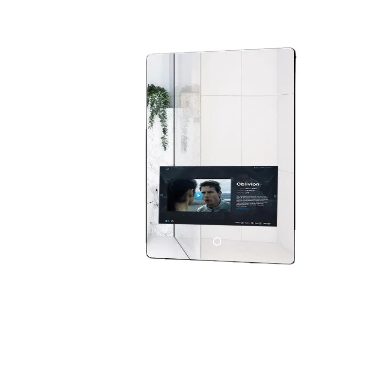 Interactive Advertising Android Barber TV Magic Smart Touch Screen Mirror with