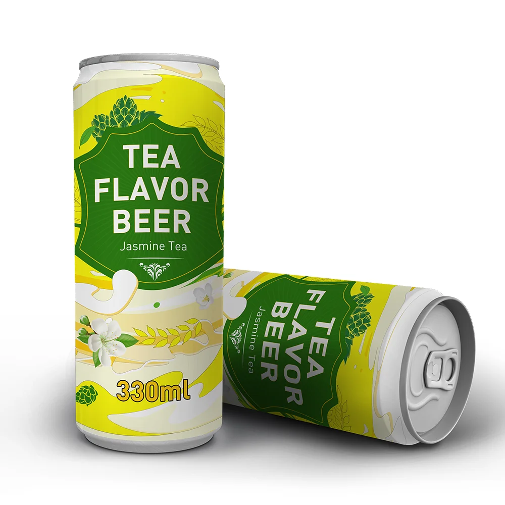 custom Recyclable color printed Bulk Aluminum Cans 190ml 200ml 250ml 330ml 500ml empty beer beverage drink packaging supplier