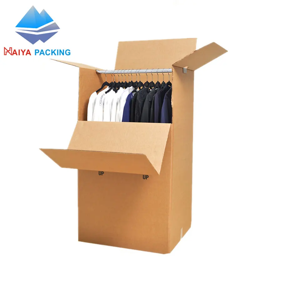 Fast Moving Boxes corrugated Cardboard storage big carton Wardrobes  box