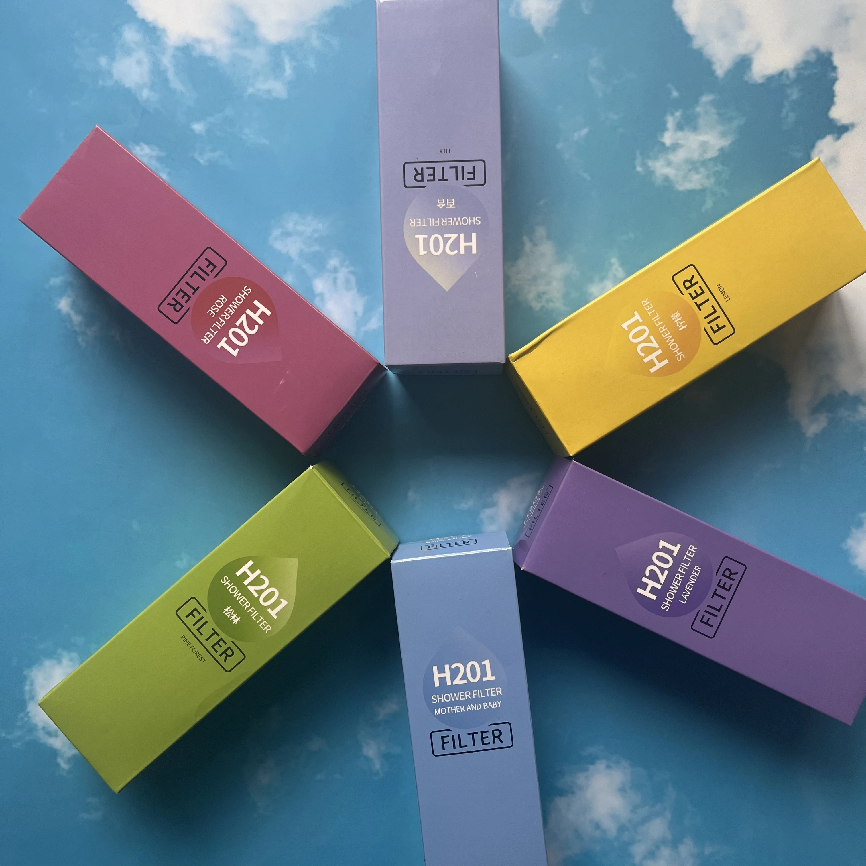 w 15 Scents Household Aroma Vitamin Shower Filter For Hard Water Bathroom