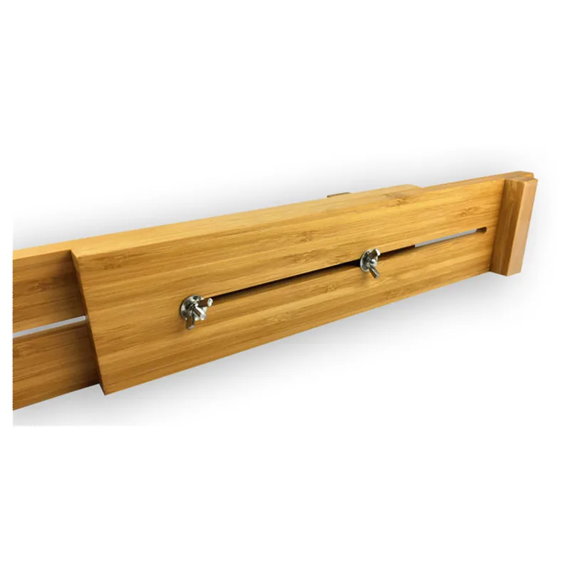 
hand made professional Bamboo Knife Sharpening Stone Sink Bridge Holder kitchen 