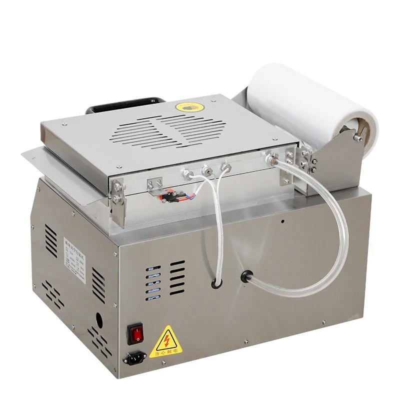 Small vacuum skin packaging machine sealing Fish Shrimp Seafood Manual tray box sealer Wrapping Packing heat from Thermoformer