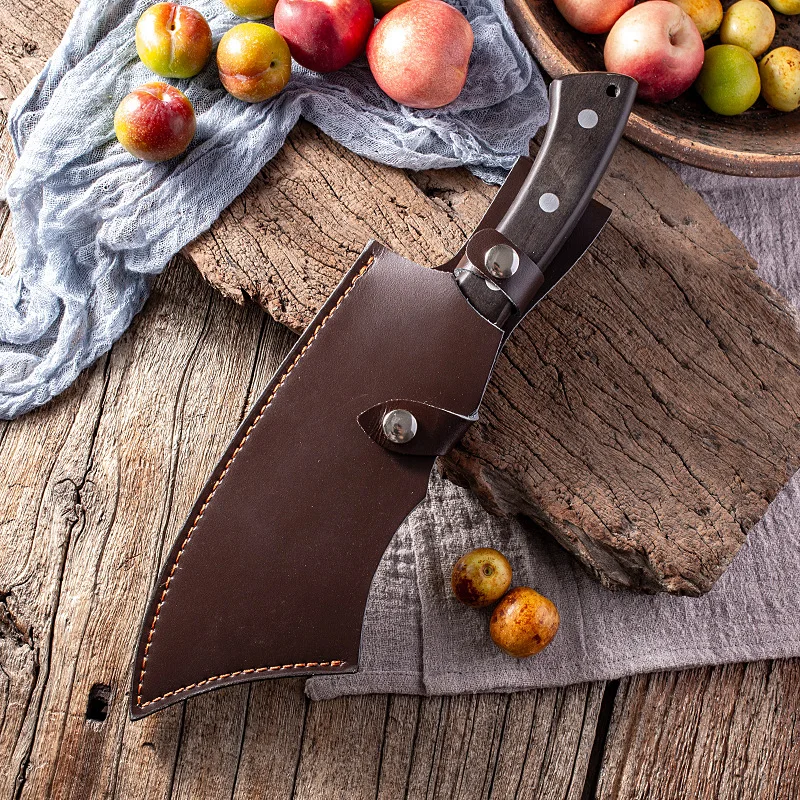 OEM Hot sale 8 inch 5Cr15Mov stainless steel heavy duty dragon slayer blade with sheath