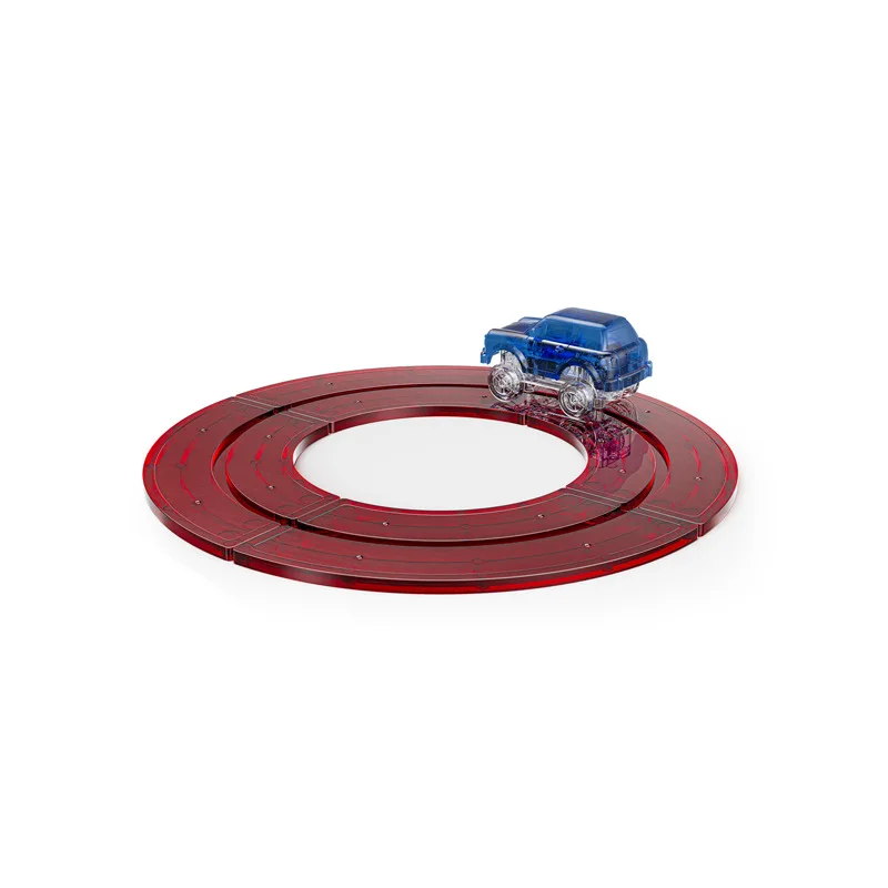 5/9/36PCS Factory Magnetic Track Electric Led Car Race Set STEM Building Block Puzzle Toys for Children Educational Toddlers