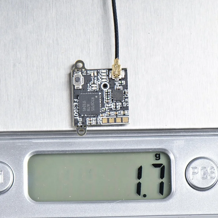 FE200T 5.8G 40CH 25mW 100mW 200mW OSD Adjustable AV 4.5-5.2V IPEX Transmitter for Flight Controller