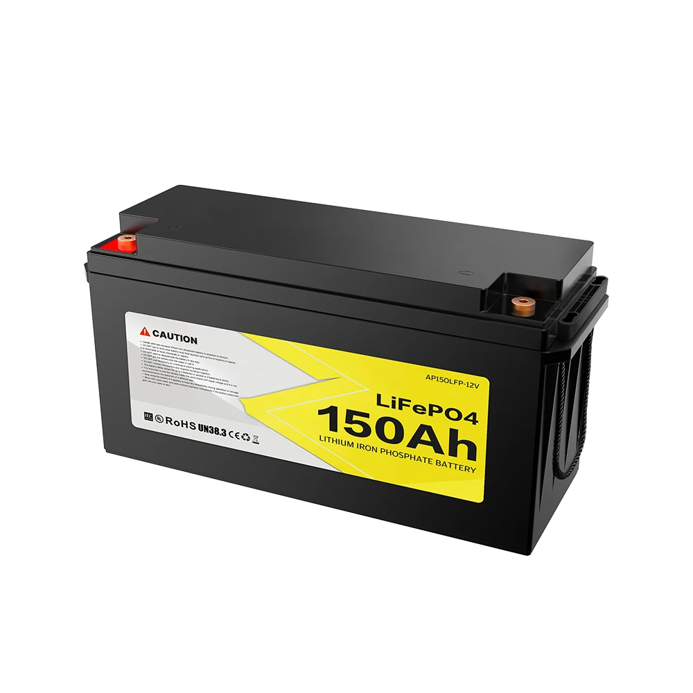 Lightweight Deep Cycle BMS Safety 4WD 12V 150Ah LiFePO4 Lithium Iron Phosphate Battery