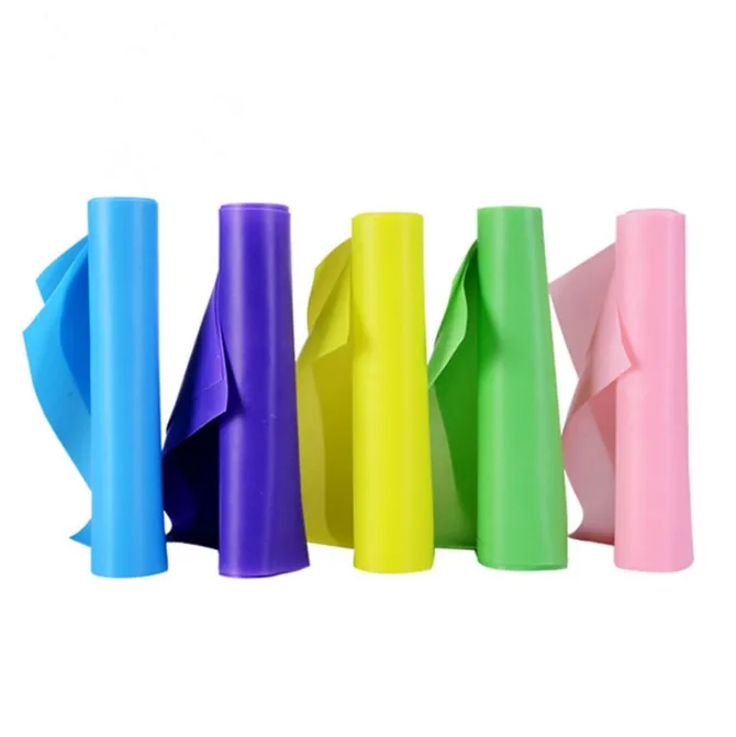 Custom Latex Yoga TPE Resistance Band Set Latex Stretch Exercise Roll Band