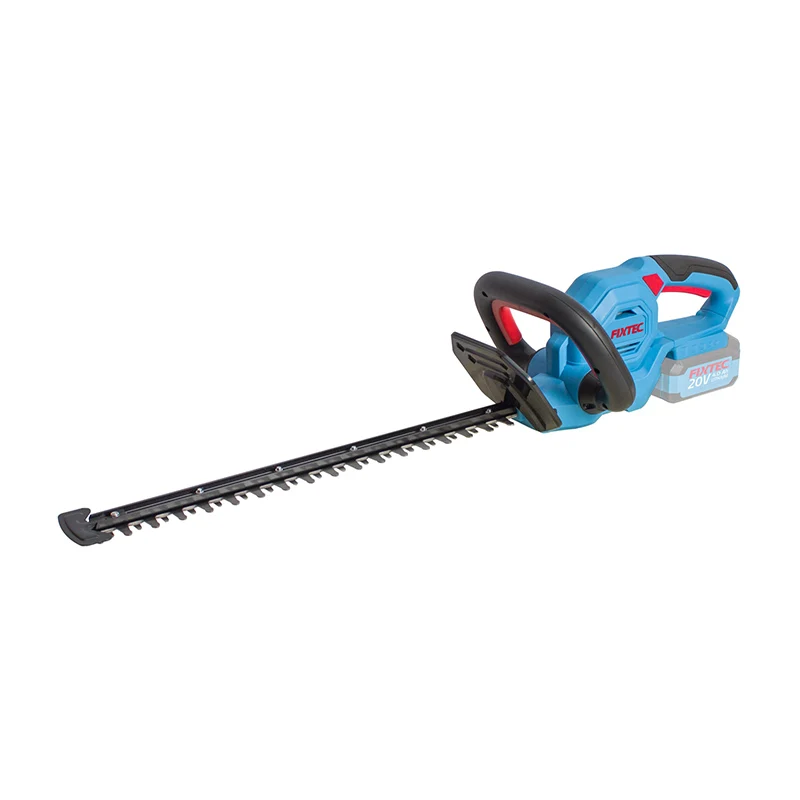 FIXTEC Cordless Hedge Trimmer 20V Handheld Hedge Cutter 450m Grass Trimmer