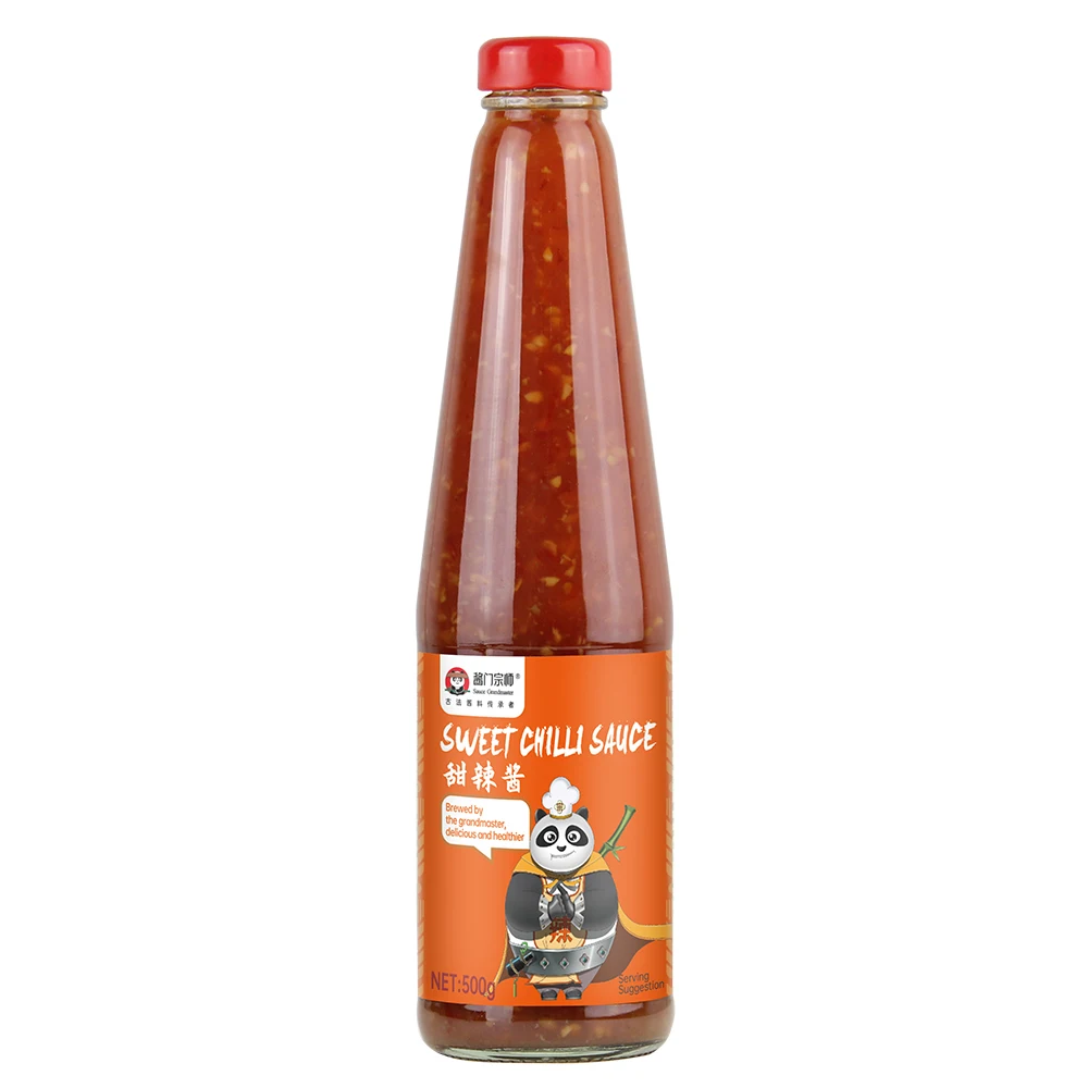 Siracha Oil Sweet Chili Sauce Wholesale Chinese with 24 Months Shelf Life 6 Kg Shiny Surface Very Spicy Chilli-red from CN;GUA