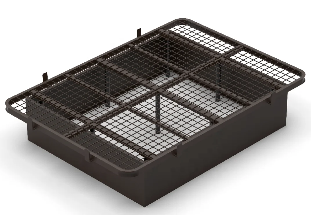 Modern dormitory metal double bunk bed with desk and wardrobe