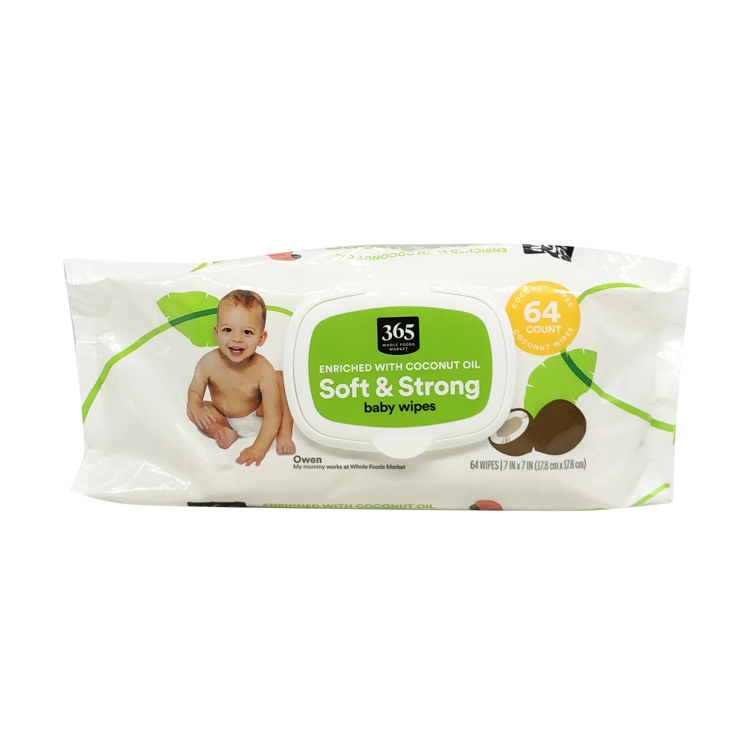 Sensitive Skin Care Organic Cotton and Natural Bamboo Material Tissue 99% Water Baby Wipes