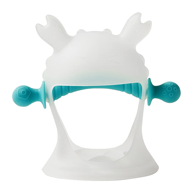 Funny BPA Free No Jammed Hands Baby Silicone Teething Toys Baby Silicone Teether