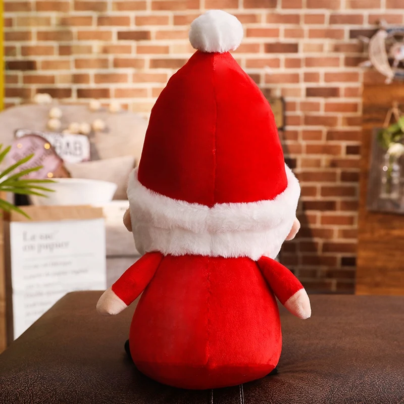 Wholesale 23cm 40cm 50cm christmas stuffed santa claus toy for children gifts