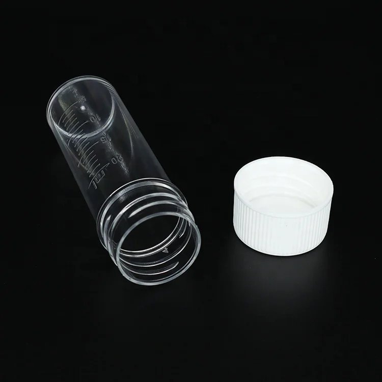 Factory supply 25ml plastic sputum specimen container disposable sputum cup medical patient test sputum container