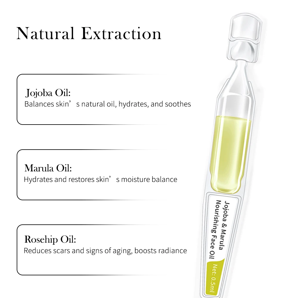Krone Skin Care Manufacturer Jojoba Oil Rosehip Oil Marula Nourishing Repairing Soothing Face Oil For Mature Skin