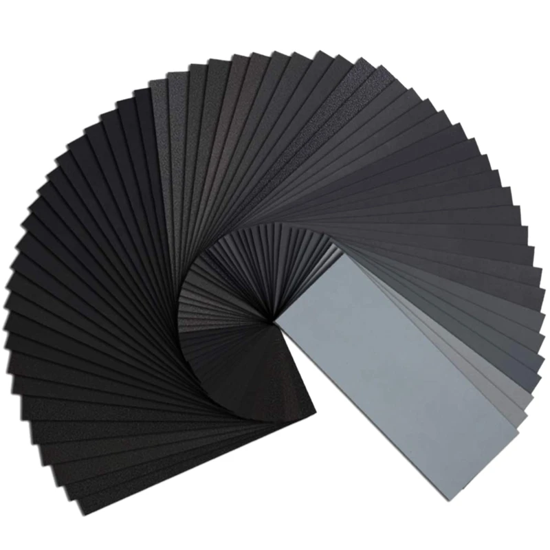 Factory 80 Grit Dry And Wet Waterproof Sand Paper Abrasive Sandpaper Sheet For Polishing Metal