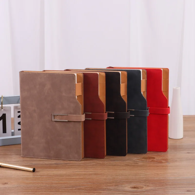 Hot Sale Business Office A5 Pu Leather Diary Journal Notebook